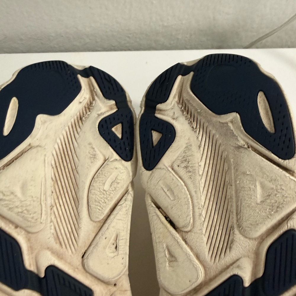 Hoka Clifton 9  Cream Athletic Sneakers - Picture 9 of 11